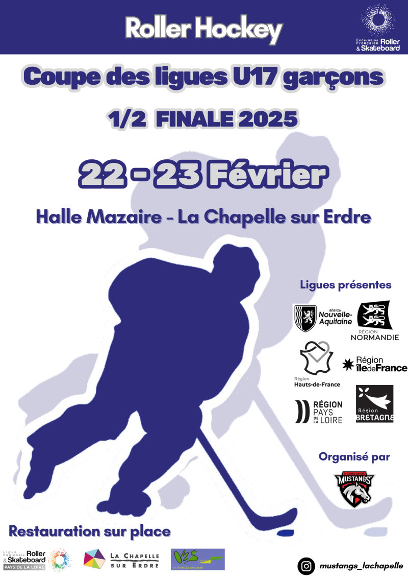 1/2 finale coupe des ligues U17 (222/23 février 2025)