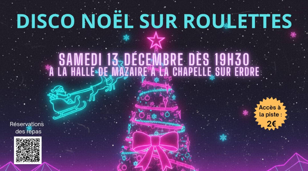 Disco roller Noël 2025