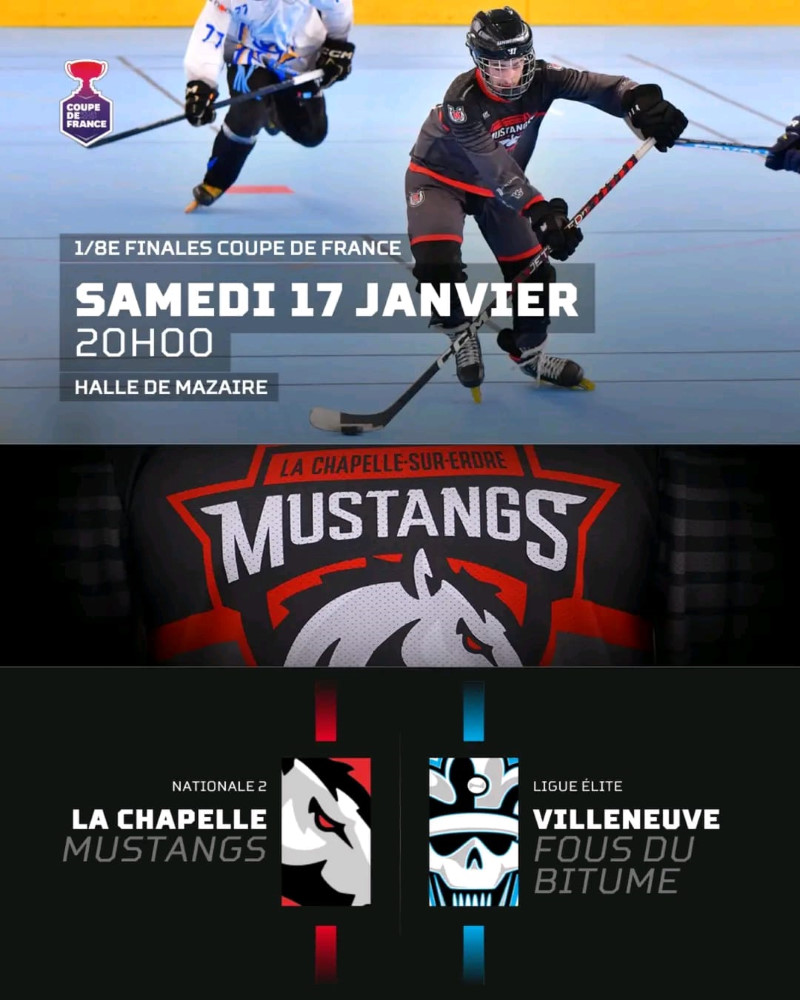 CDF_17012025 Mustangs : match du 17 janvier 2026 (Coupe de France)