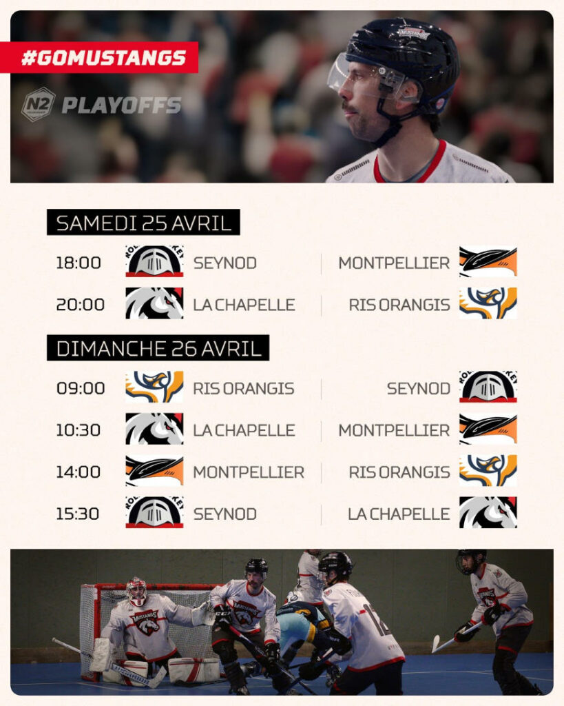 1/4 finale playoffs N2 Mustangs